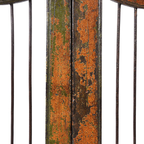 Teak & Iron Jali Dog Gate From Gujarat - 19th Century
