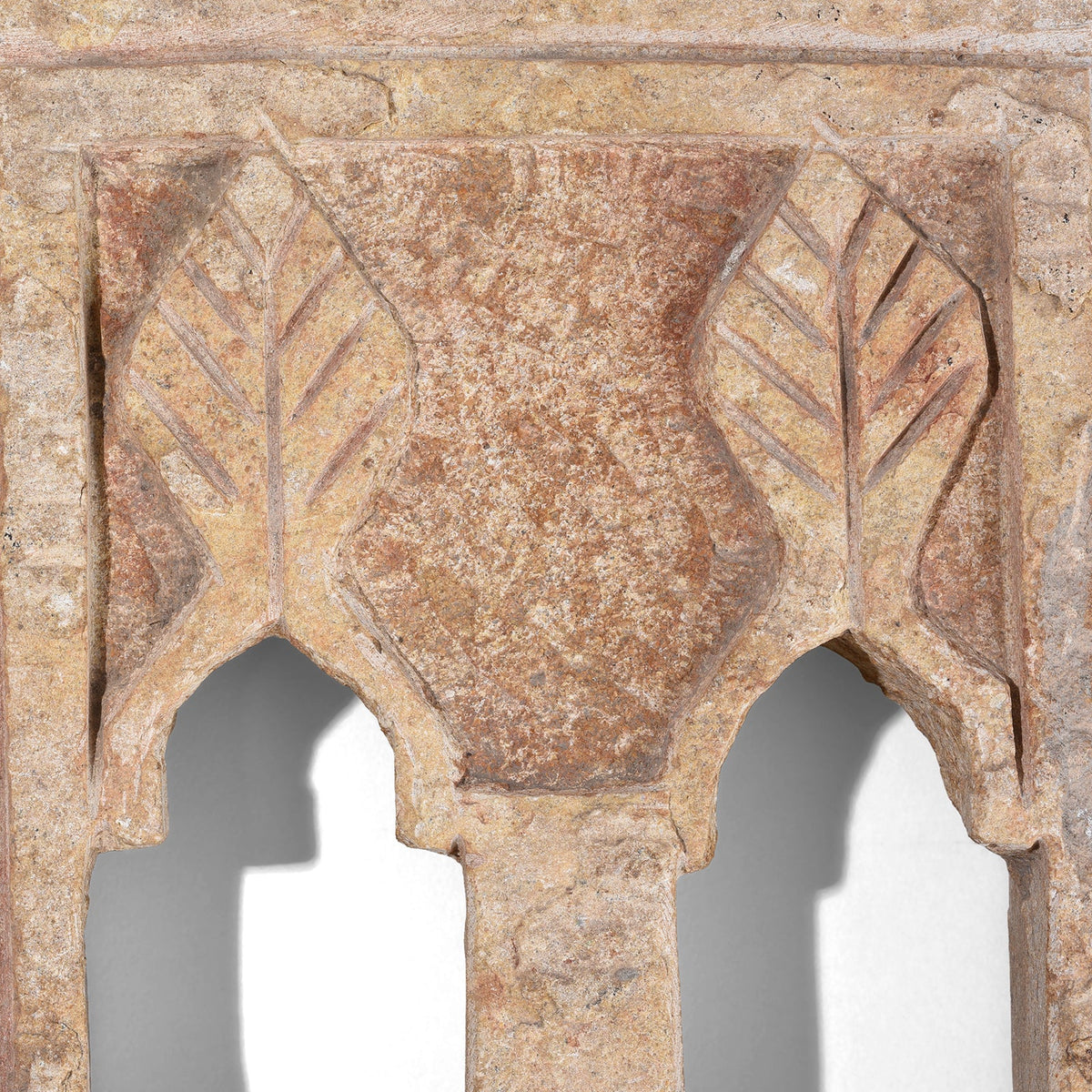 2 Way Stone Lamp Niche From Jaisalmer - 19th Century