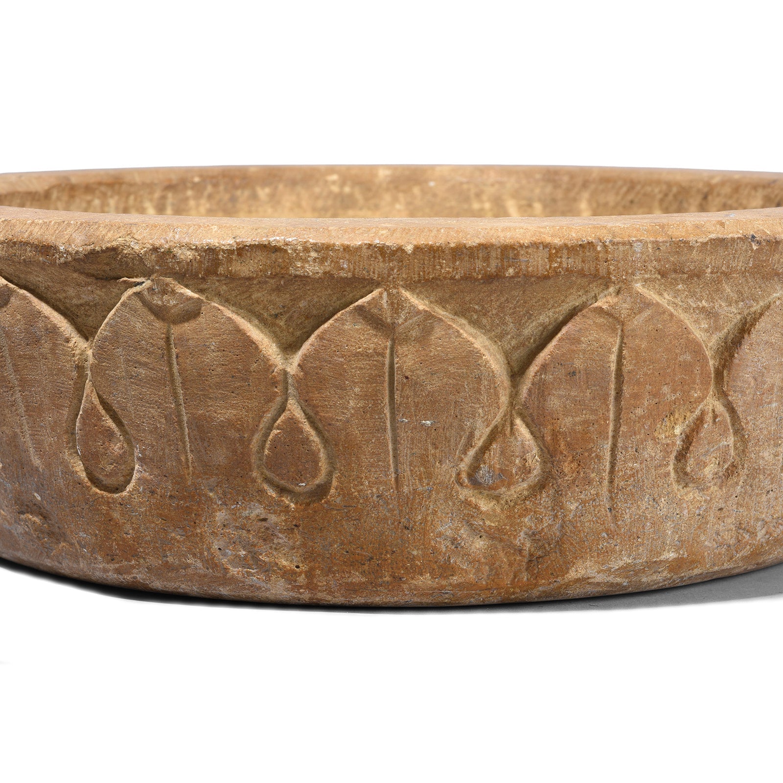 Round Stone Bird Bath From Rajasthan – Circa 1900