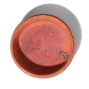 Large Red Lacquer Pot From Uttar Pradesh - Ca 1930