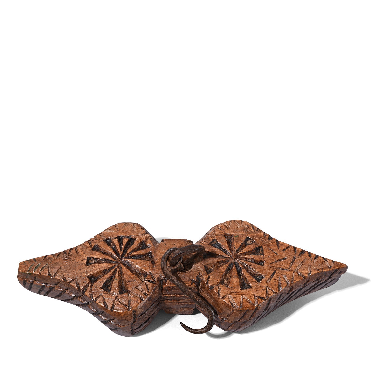 Hanging Indian Tika Box From Banswara - Ca 1900