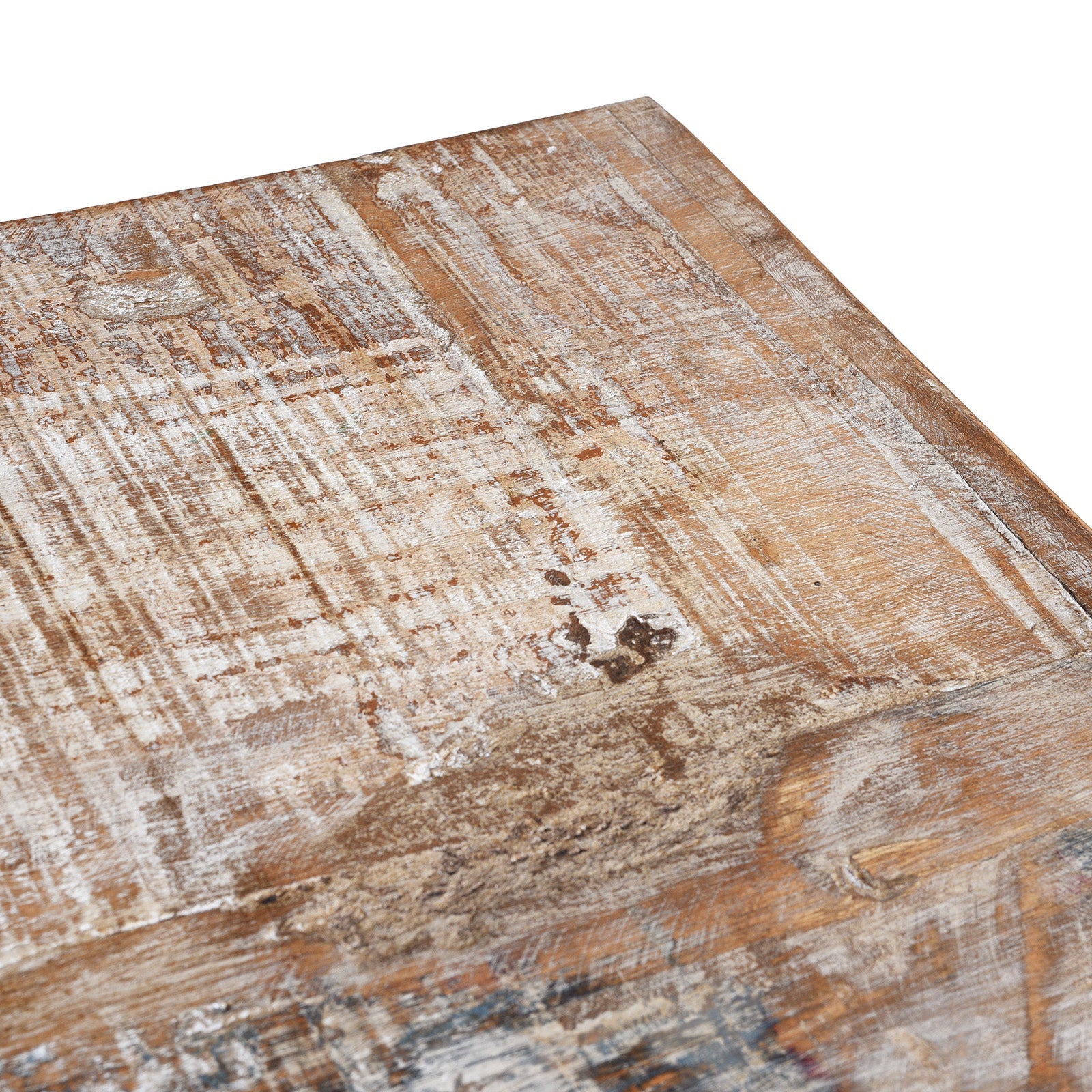 Reclaimed Teak Chest Of Drawers With Old Paint