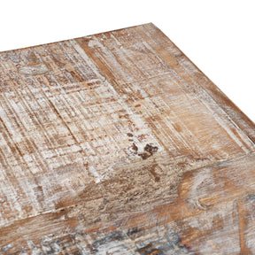Reclaimed Teak Chest Of Drawers With Old Paint