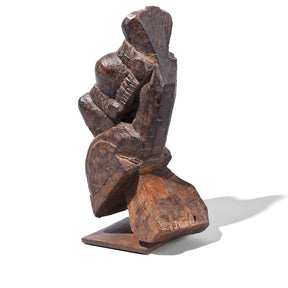 Indian Carved Horse Head On Stand - 19th Century