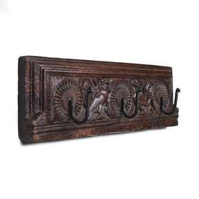Coat Hook Panel From South India - 19th Century