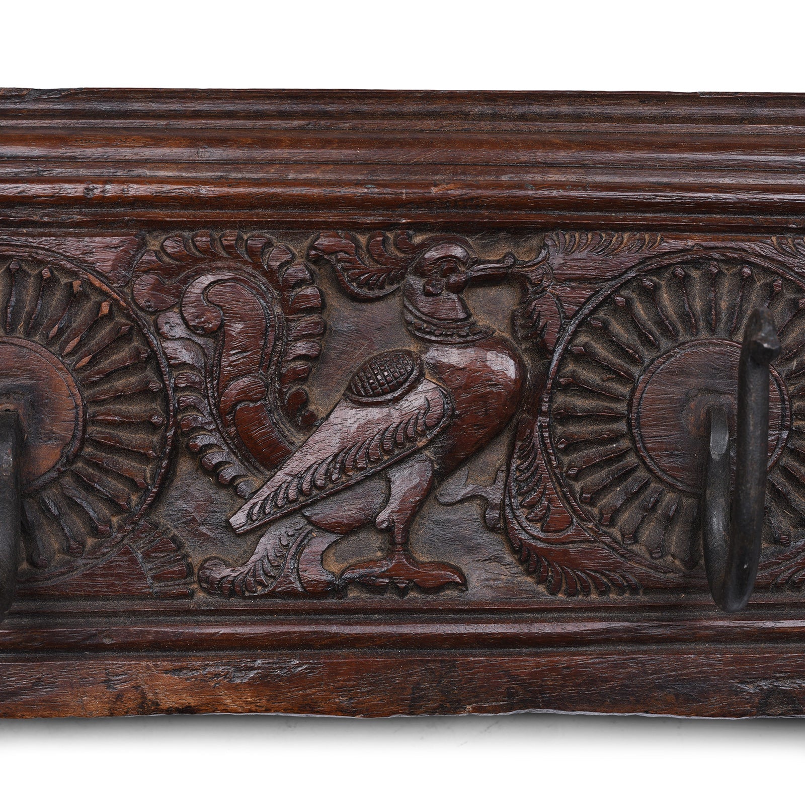 Coat Hook Panel From South India - 19th Century