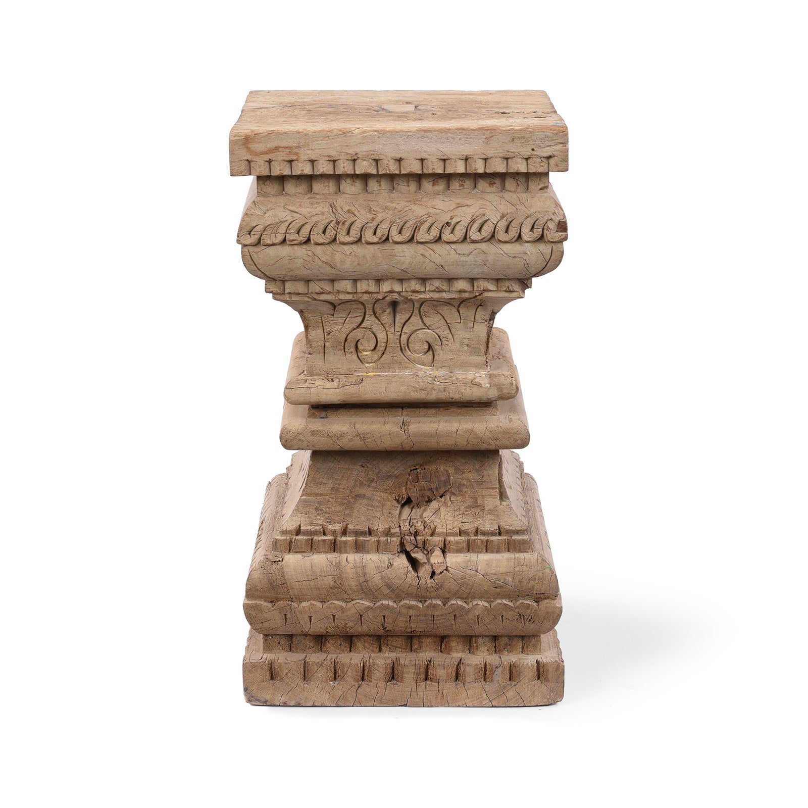 Indian Column Side Table