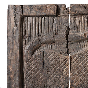 Baiga Tribal Panel From Chhattisgarh - 19th Century