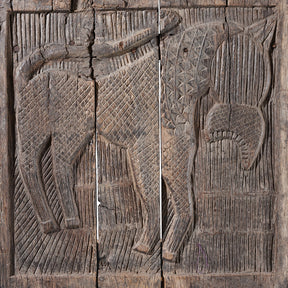 Baiga Tribal Panel From Chhattisgarh - 19th Century