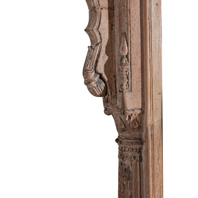 Carved Teak Triple Arch From Madyha Pradesh - 19th Century