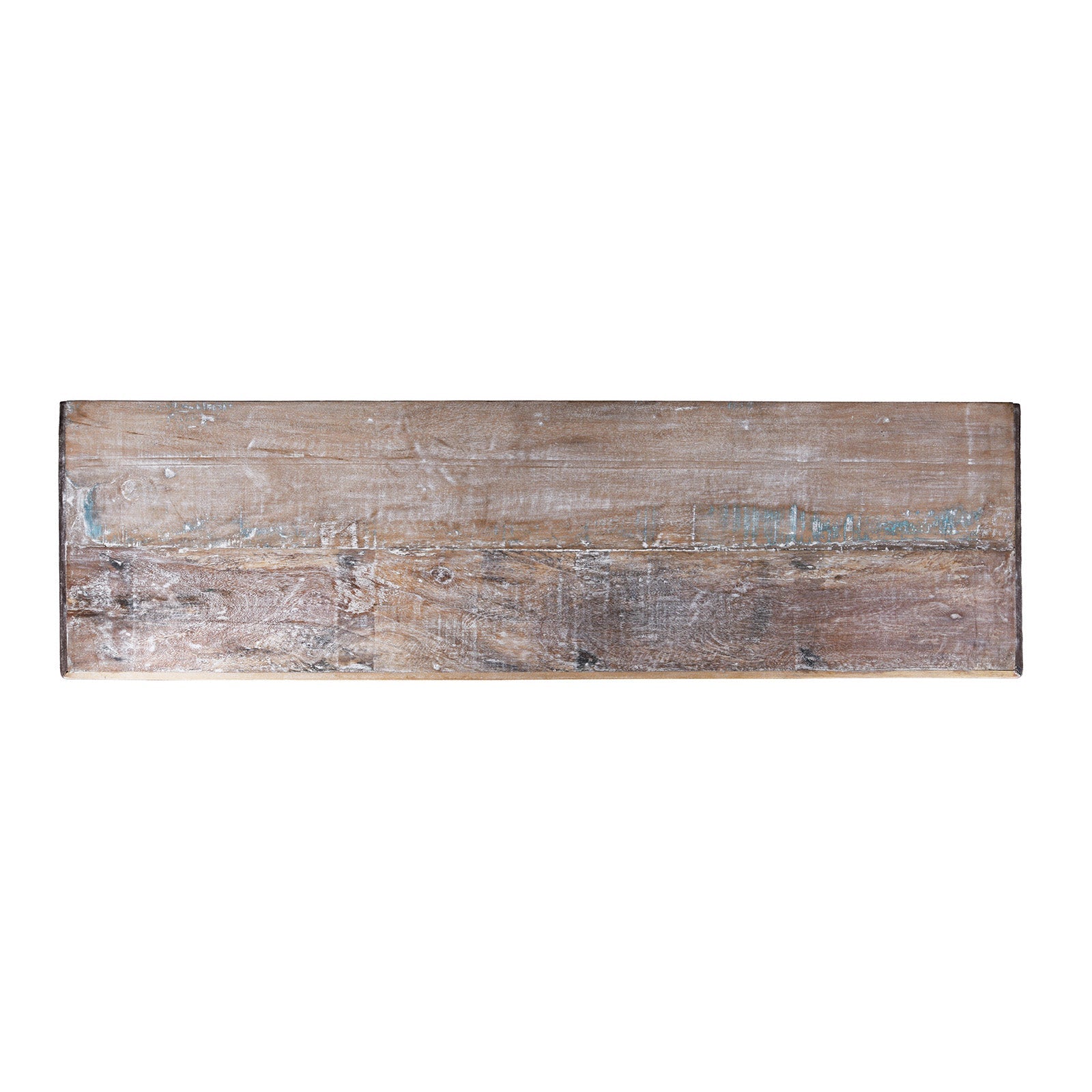 Painted Reclaimed Teak Louvre Sideboard