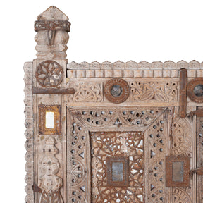 Carved Teak Damchiya Chest From Kutch - Ca 1920