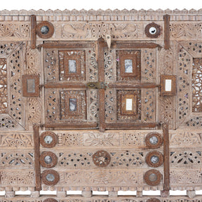 Carved Teak Damchiya Chest From Kutch - Ca 1920