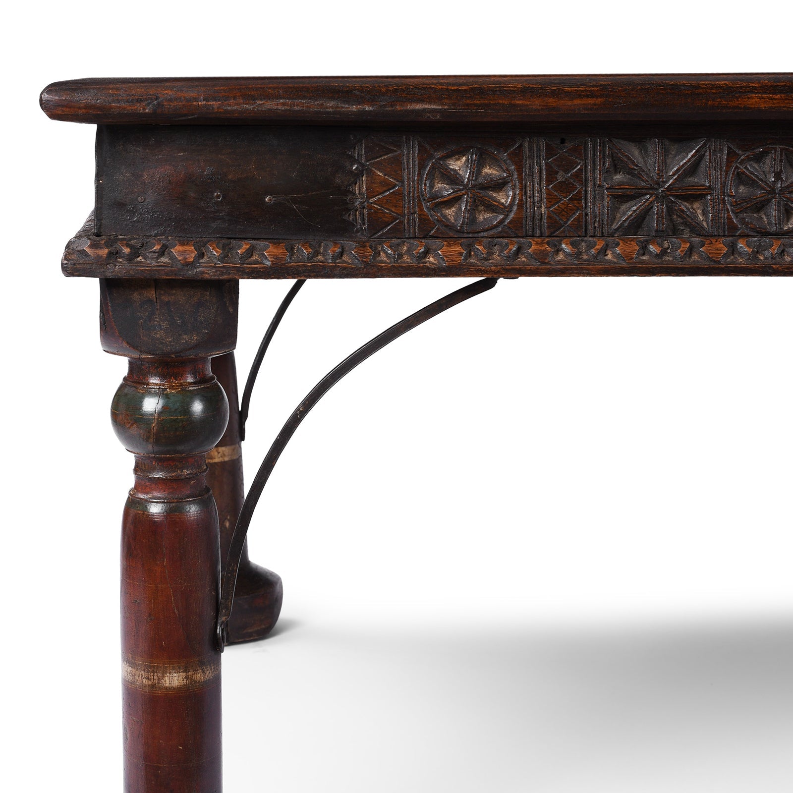 Takhat Table With Lacquer Legs