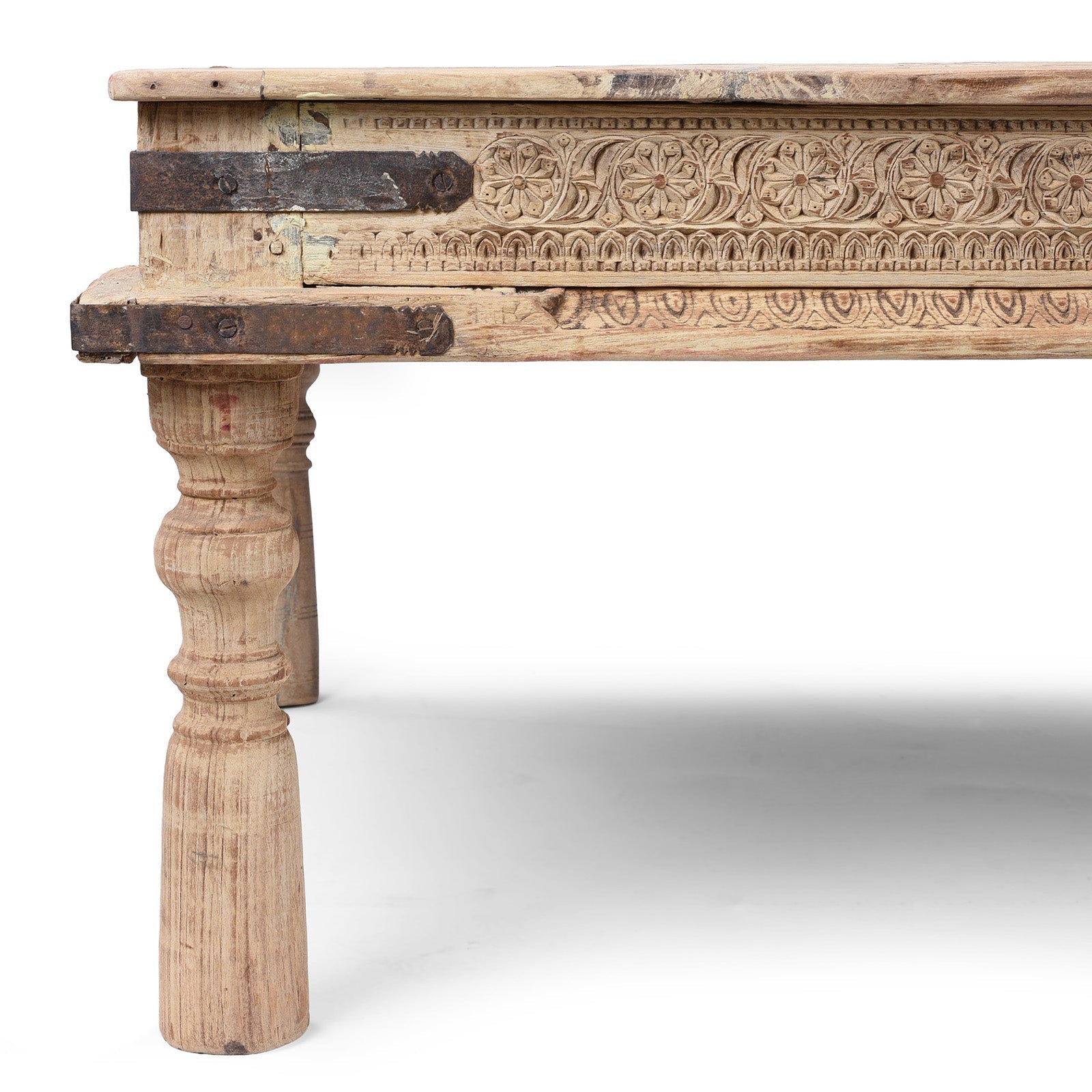 Indian Coffee Table Daybed From Hyderabad- 19thC