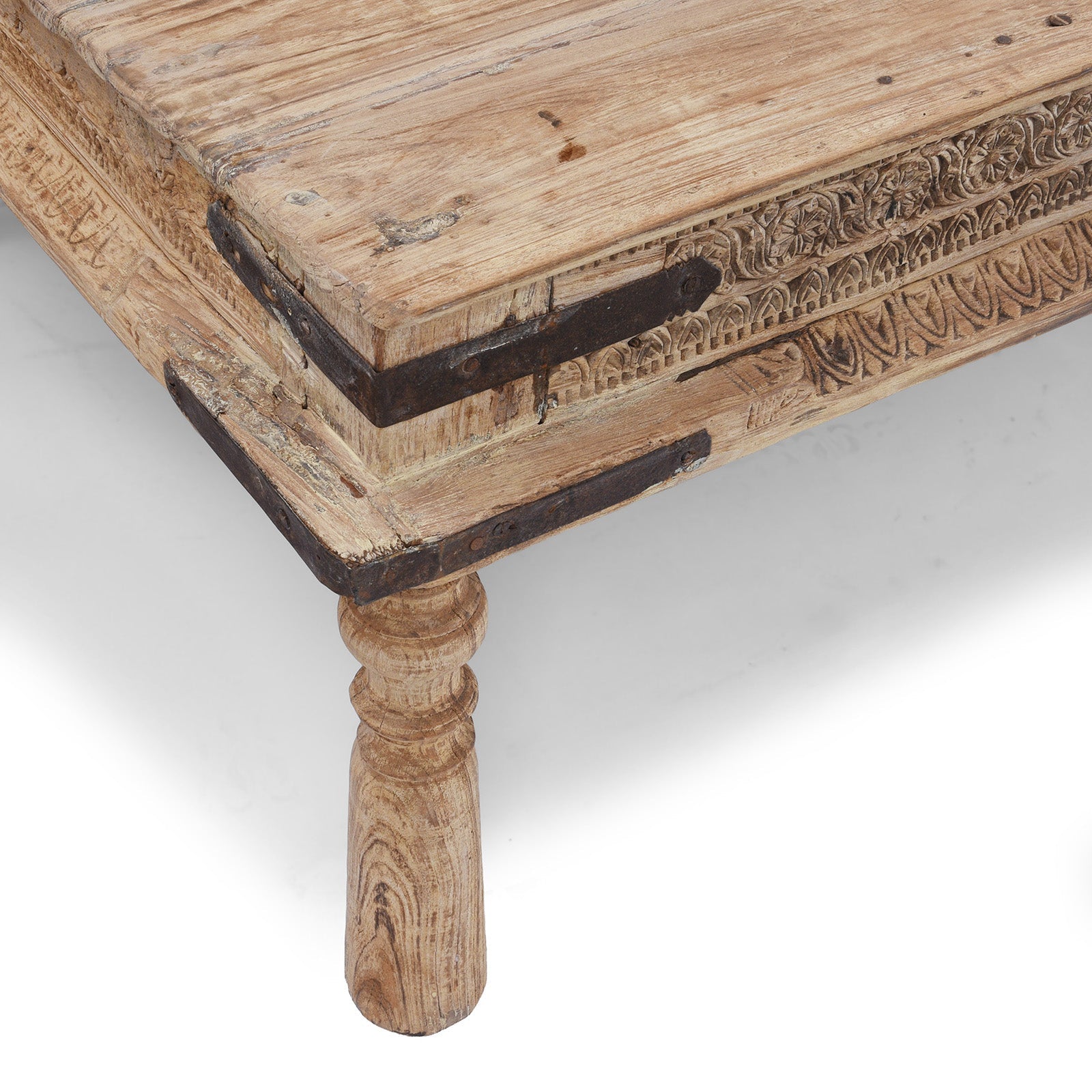 Indian Coffee Table Daybed From Hyderabad- 19thC