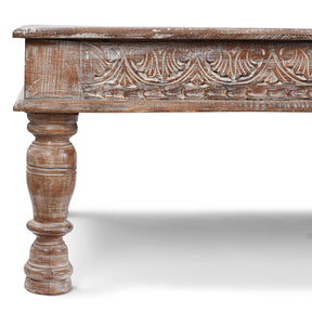 Indian Takhat Coffee Table Made From Reclaimed Teak