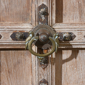 Indian Door & Frame From Himachal Pradesh - 19th Century