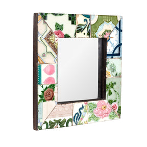 Peranakan Ceramic Tile Mirror - Square