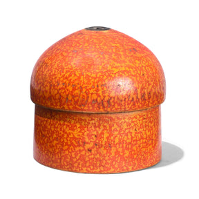 Old Spotted Lacquer Pot From Barmer - Late 19thC