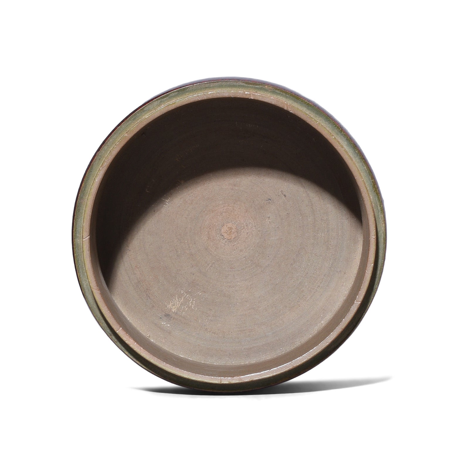 Old Spotted Lacquer Pot From Barma- 19th Century