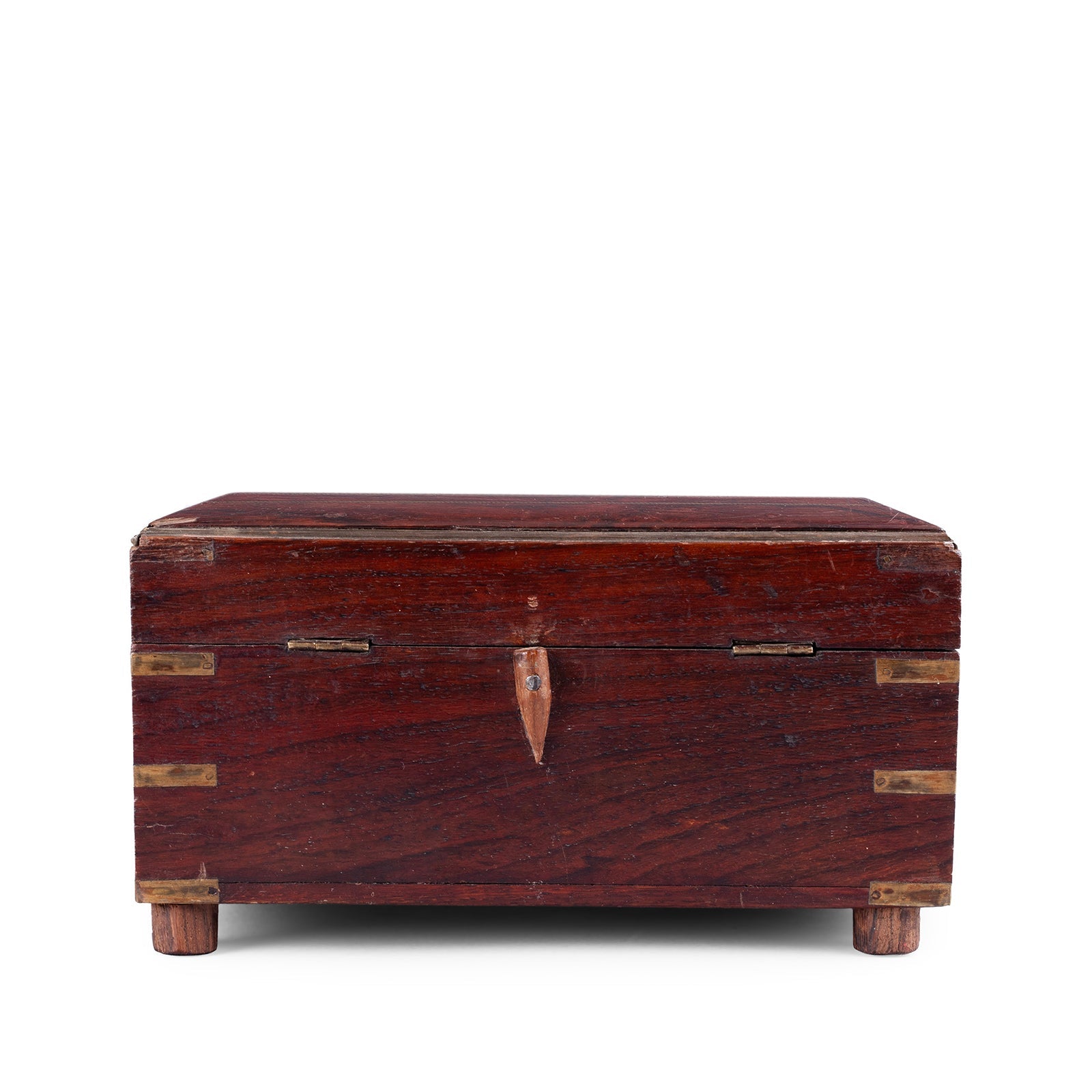 Rosewood Scent Bottle Box From Lucknow - 19th Century