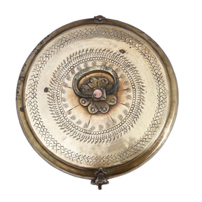 Brass Indian Chapati Box - Ca 1900