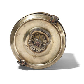Vintage Brass Food Caddy From Bombay - Ca 1920