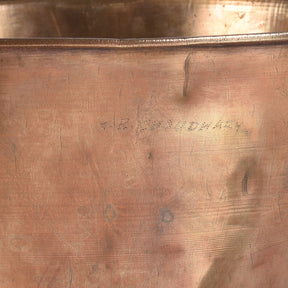 Brass Temple Bucket (Marked KM) - Ca 1920