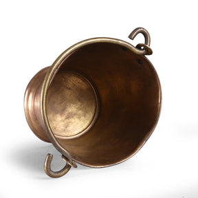 Brass Temple Bucket (Marked KM) - Ca 1920