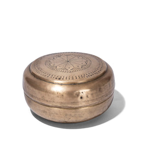 Old Brass Paan Box - Ca 1920