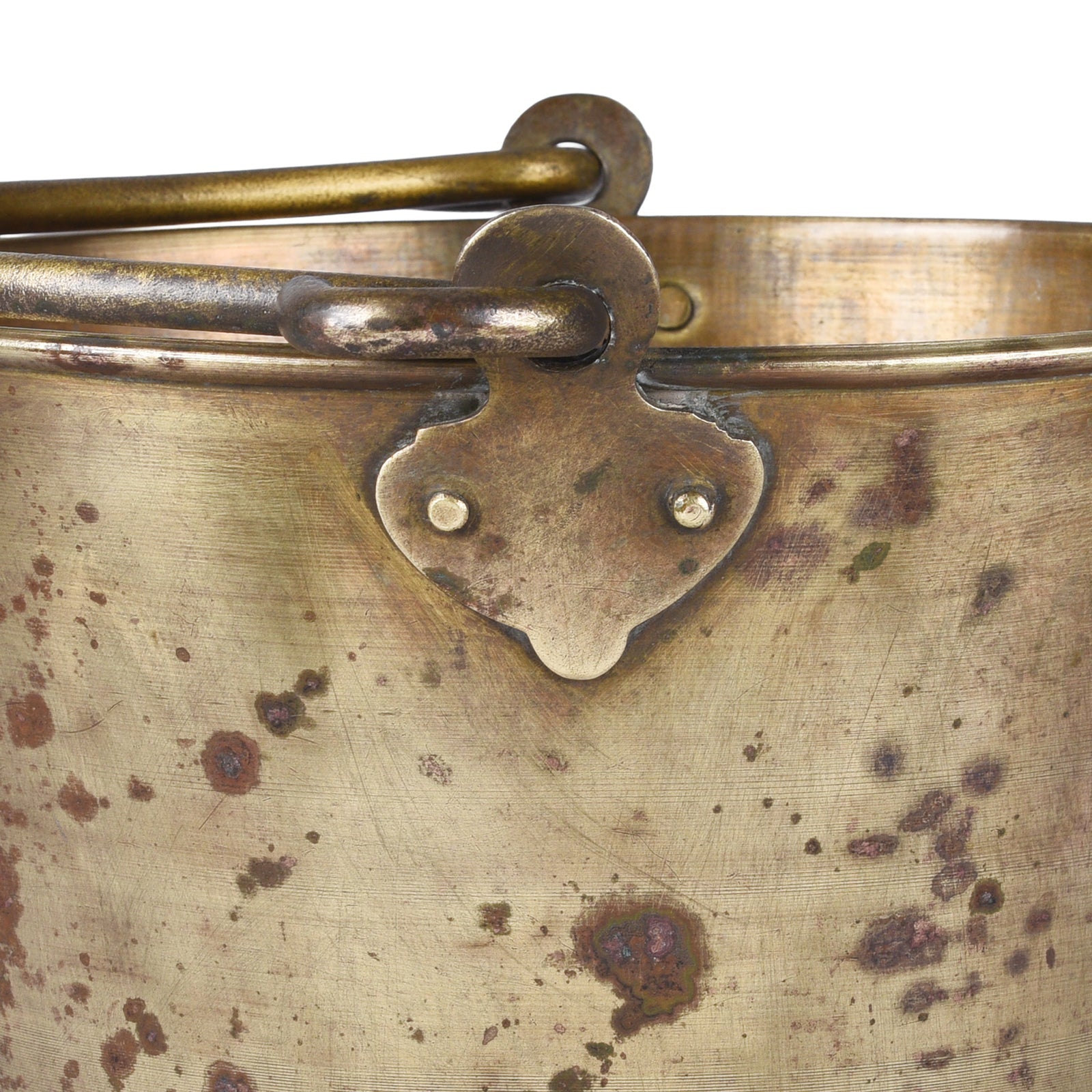 Spun Brass Temple Bucket From Rajasthan - Ca 1940'S