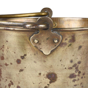 Spun Brass Temple Bucket From Rajasthan - Ca 1940'S