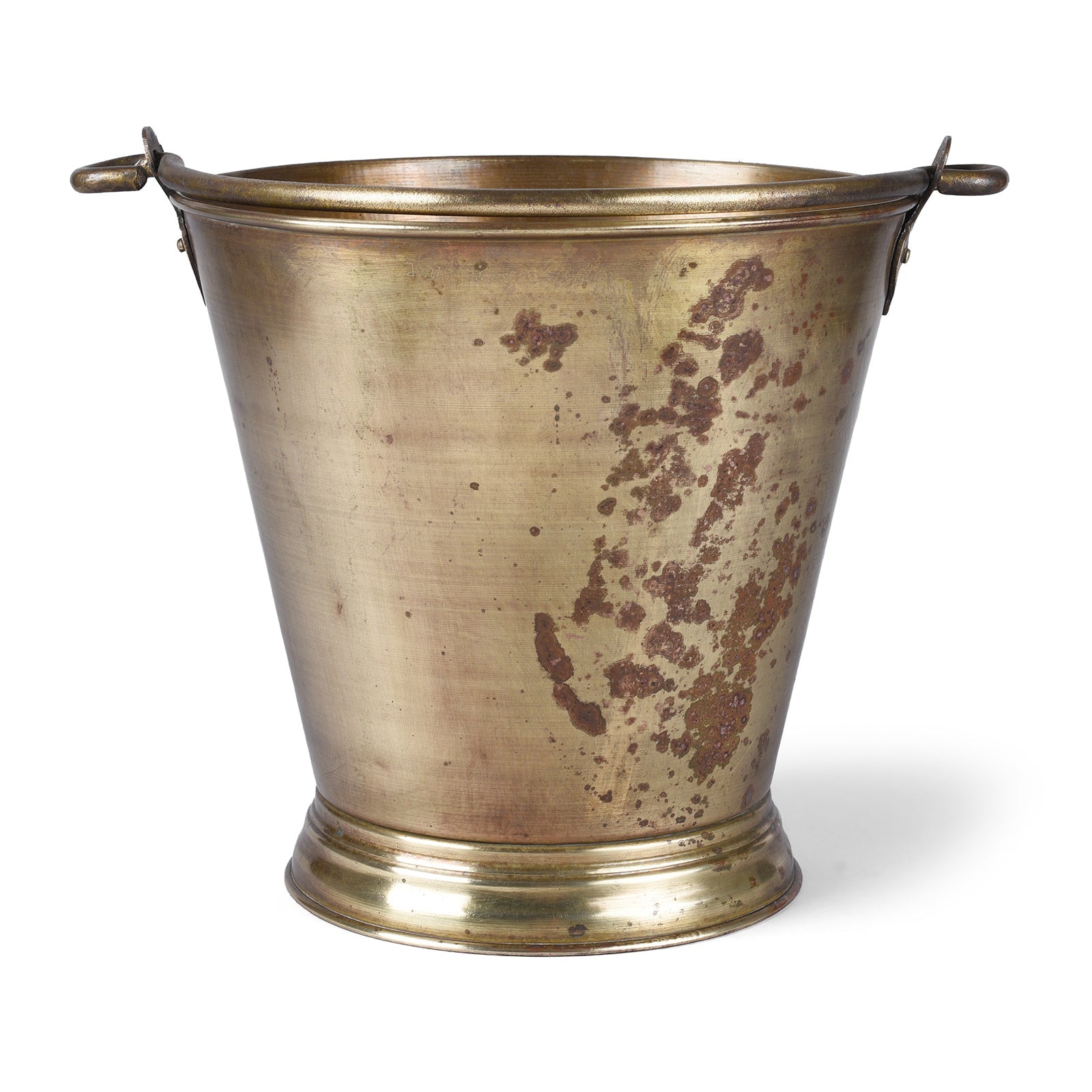 Spun Brass Temple Bucket From Rajasthan - Ca 1940'S