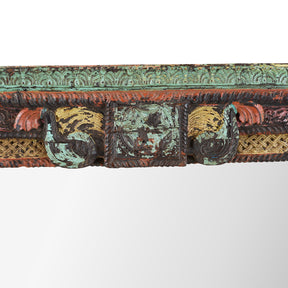 Painted Door Mirror From Andhra Pradesh - 19th Century