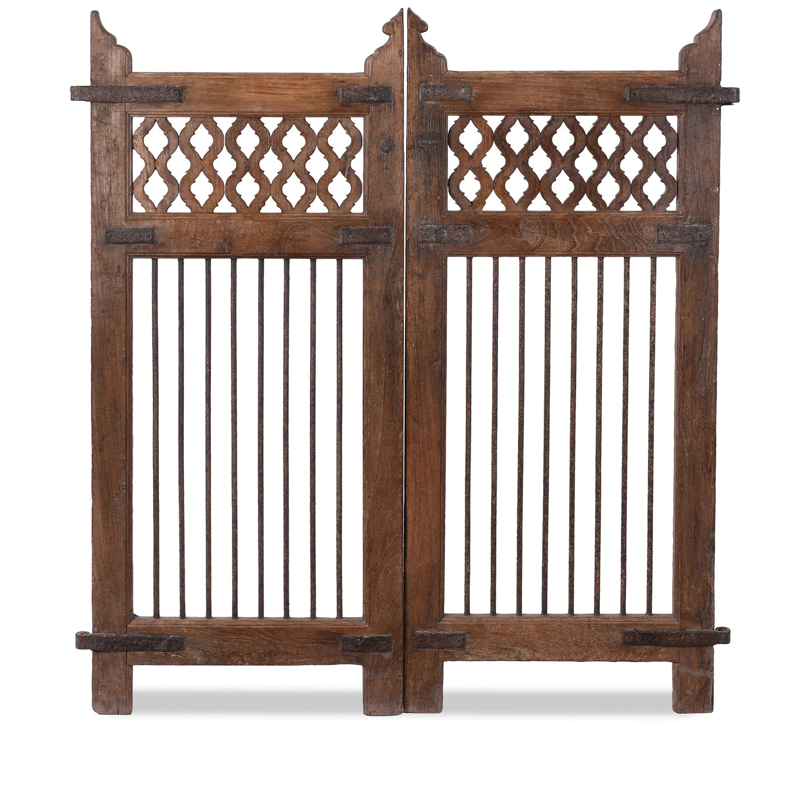 Indian Dog Gate From Gujarat - 19th Century