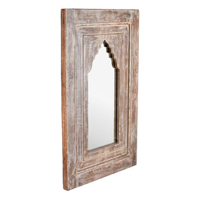 Mihrab Mirror Made From Old Teak Panel