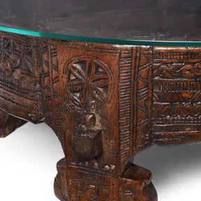 Chakki Coffee Table From Rajasthan - 19th Century