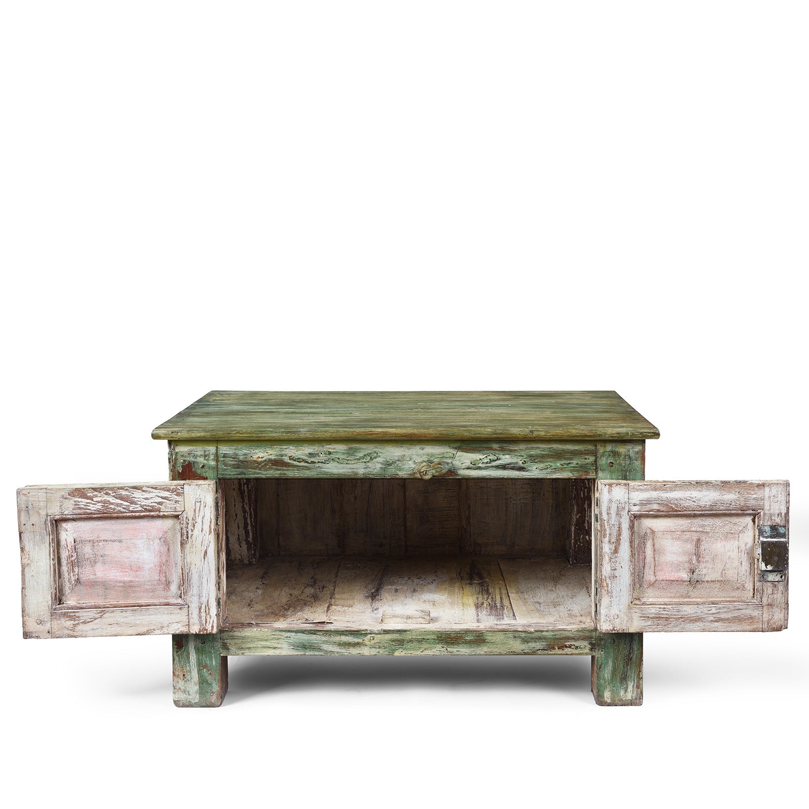 Coffee Table Chest Made From Reclaimed Teak