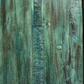 Indian Almirah Cabinet With Sunburst Panels - 19th Century