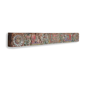 Carved Kalaśa Lintel Panel From Gujarat - 19thC