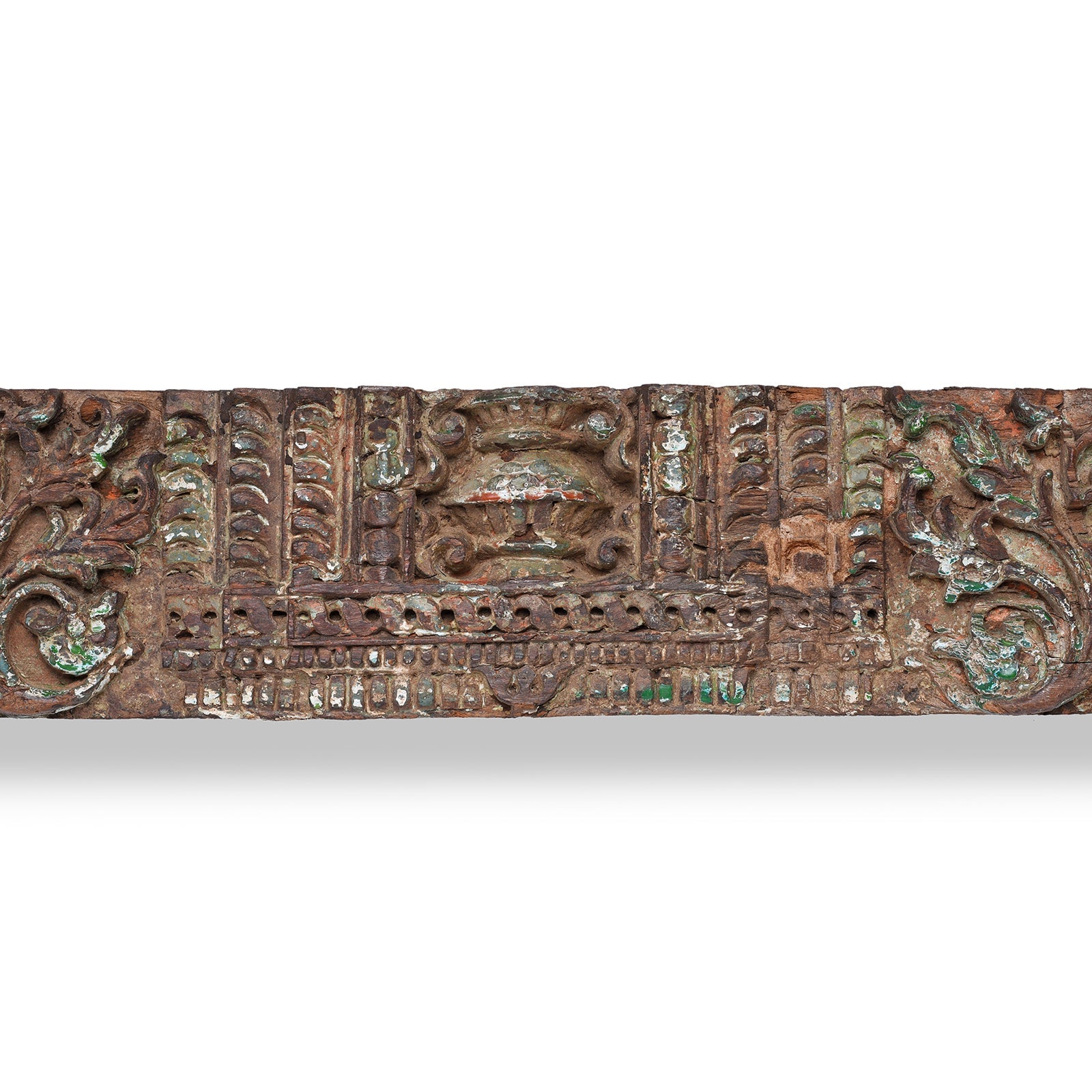 Carved Kalaśa Lintel Panel From Gujarat - 19th Century