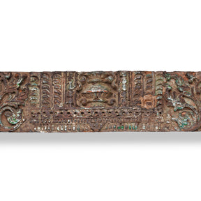 Carved Kalaśa Lintel Panel From Gujarat - 19th Century