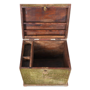 Teak Money Box Chest - 19th Century
