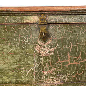 Teak Money Box Chest - 19th Century