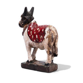 Painted Indian Nandi Bull Figurine - Ca 1920