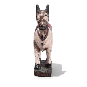 Painted Indian Nandi Bull Figurine - Ca 1920