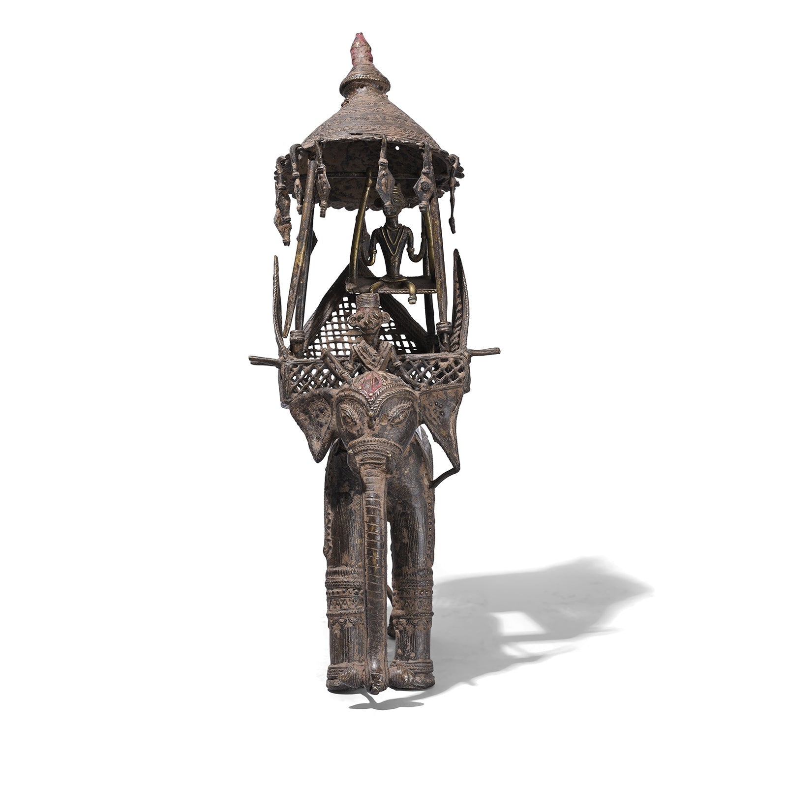 Bastar Brass Elephant From Chhattisgarh - 19th Century