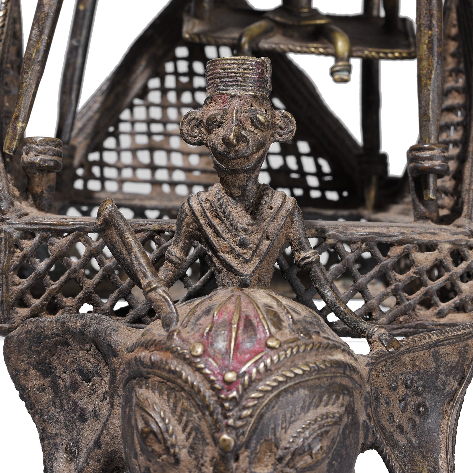 Bastar Brass Elephant From Chhattisgarh - 19th Century
