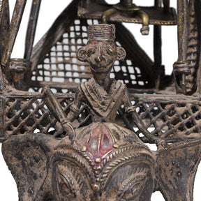 Bastar Brass Elephant From Chhattisgarh - 19th Century